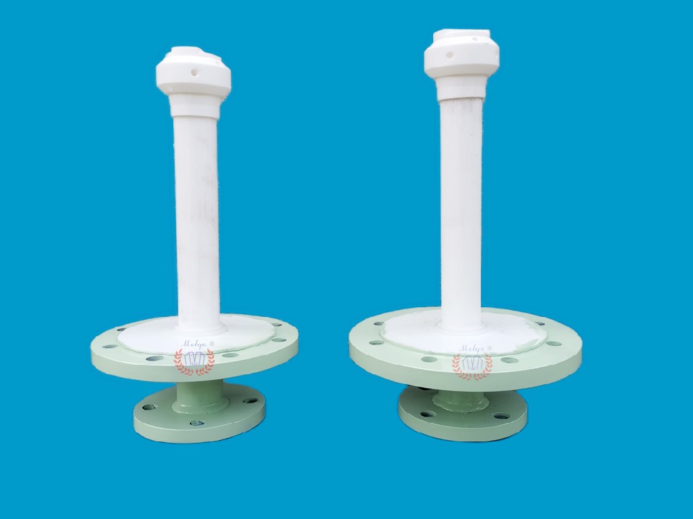 襯氟在線清洗球襯氟噴淋桿四氟旋轉噴淋清洗